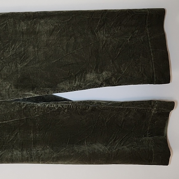 Anthropologie Maeve the Colette Corduroy Crop Olive Green Pants Sz 28 - Picture 7 of 15